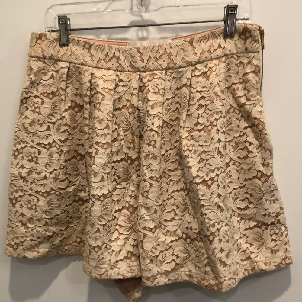 Anthropologie lace shorts